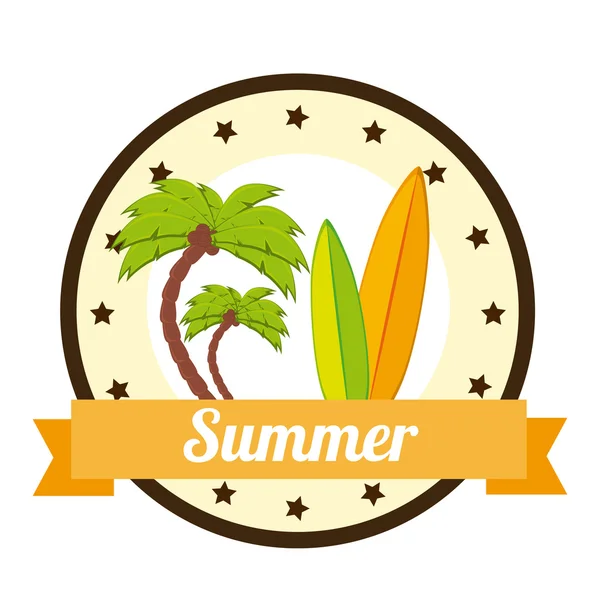 Diseño de verano — Vector de stock