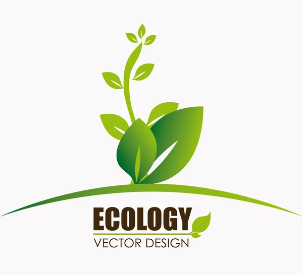 Desenho da ecologia — Vetor de Stock