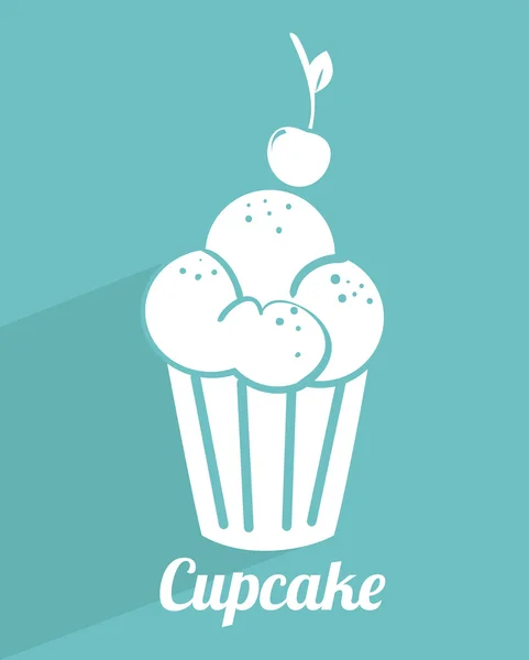 Diseño de postre — Vector de stock