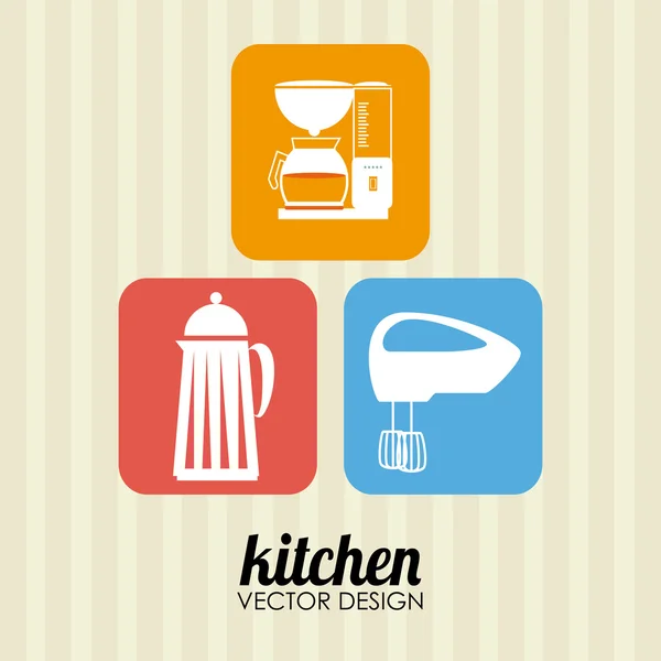 Keuken Design — Stockvector