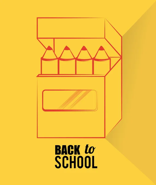 Desenho da escola —  Vetores de Stock