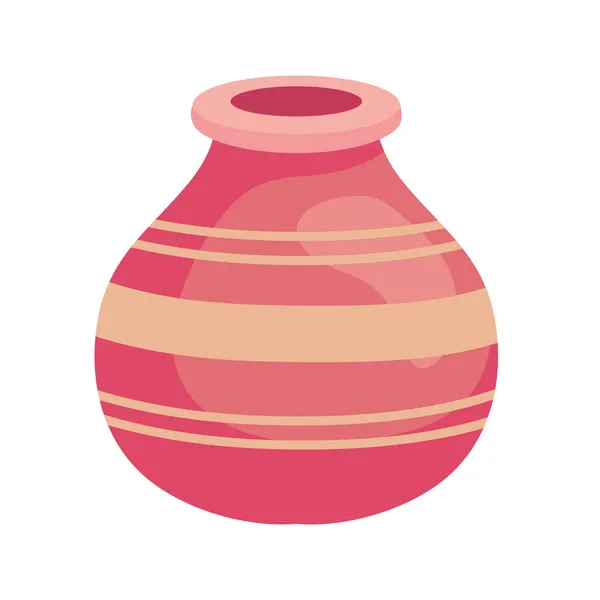ピンクの瓶セラミック — ストックベクタ