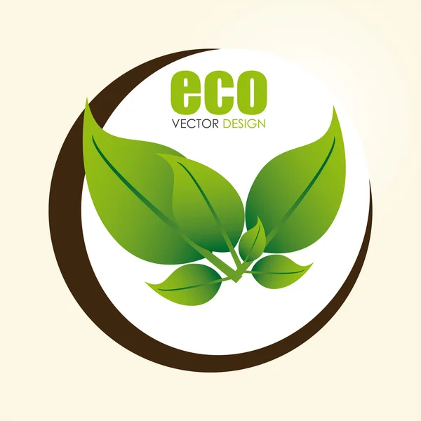 Ecologie ontwerp — Stockvector