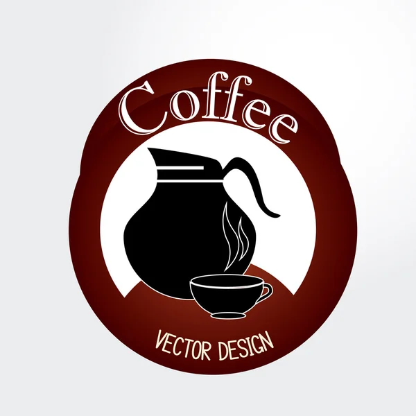 Kaffeedesign — Stockvektor