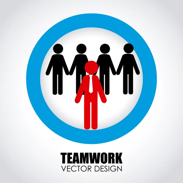 Teamwork design — Stock Vector