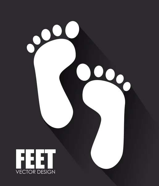 Foots design — Stock Vector