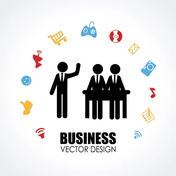 Бизнес дизайн — стоковый вектор
