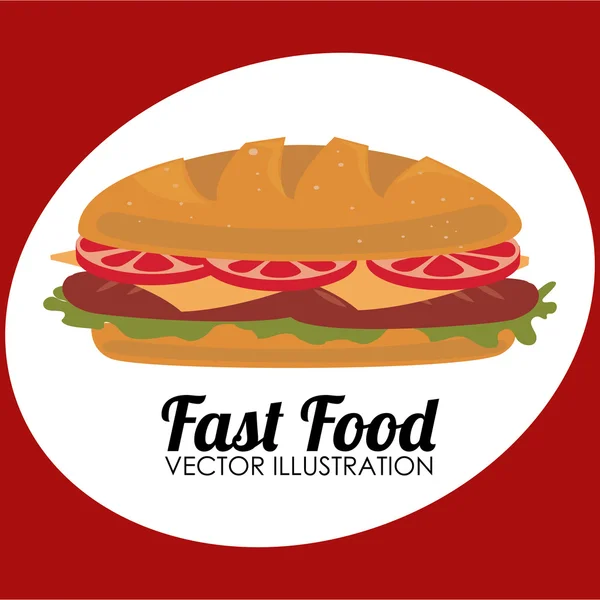 Diseño de alimentos — Vector de stock