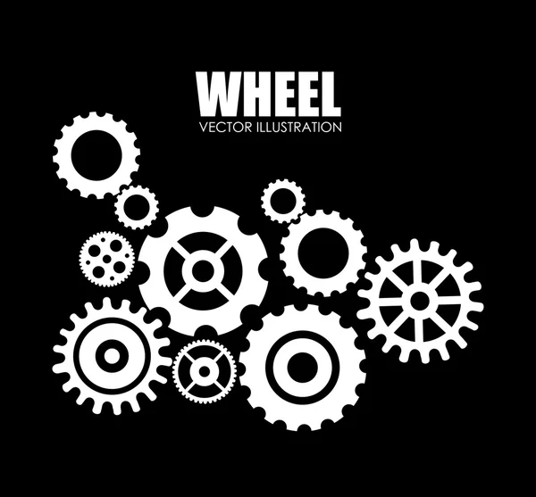 Kugghjul design — Stock vektor