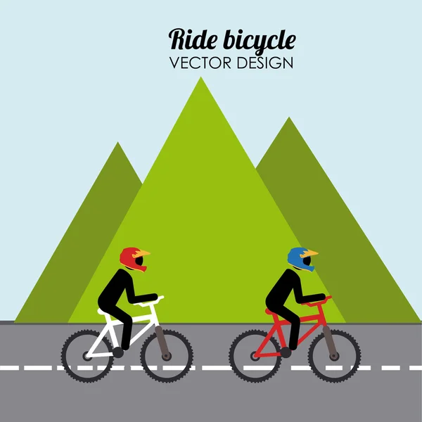 Diseño de bicicleta — Archivo Imágenes Vectoriales