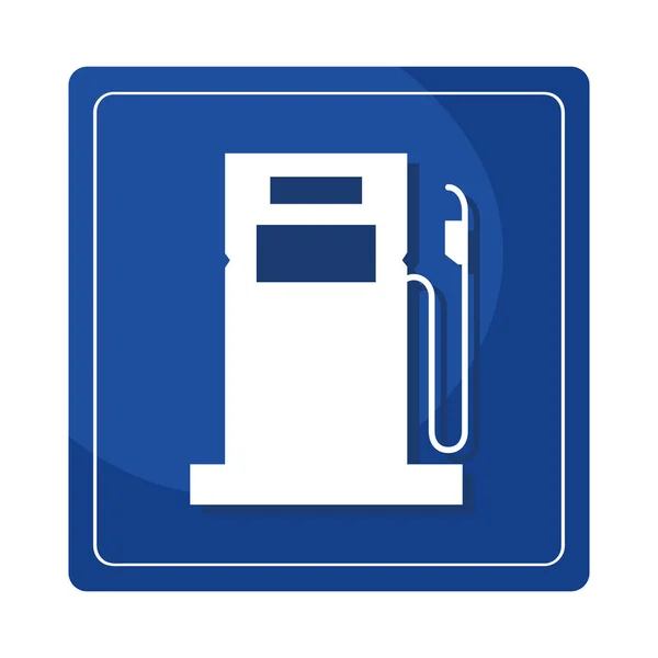 Benzinestation signaal — Stockvector