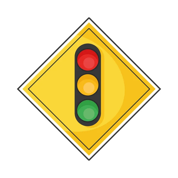 Traffic light signal — Stock Vector