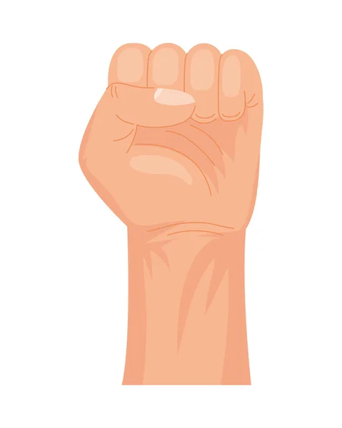 Hand human fist — Stock Vector