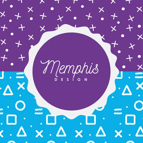 Memphis textura estilo — Vetor de Stock