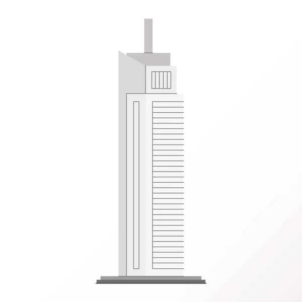 Cayan Tower UAE building — 图库矢量图片