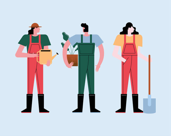 три крестьянина