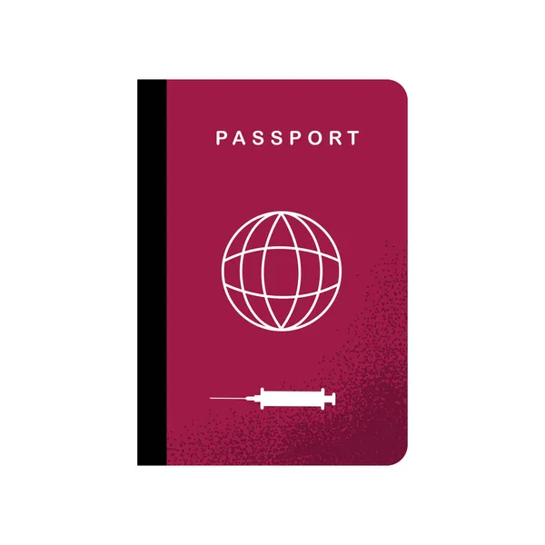 Passeport santé numérique — Image vectorielle