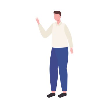 Eller yukarıda olan adam