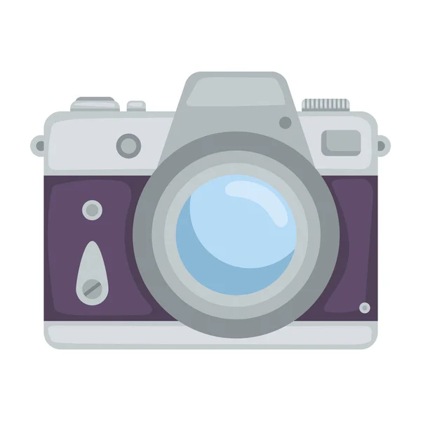 Oude fotografische camera — Stockvector