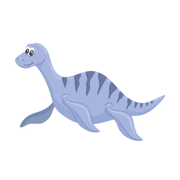 Niedliche Plesiosaurus-Figur — Stockvektor