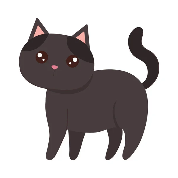 Ładny kot szary — Wektor stockowy
