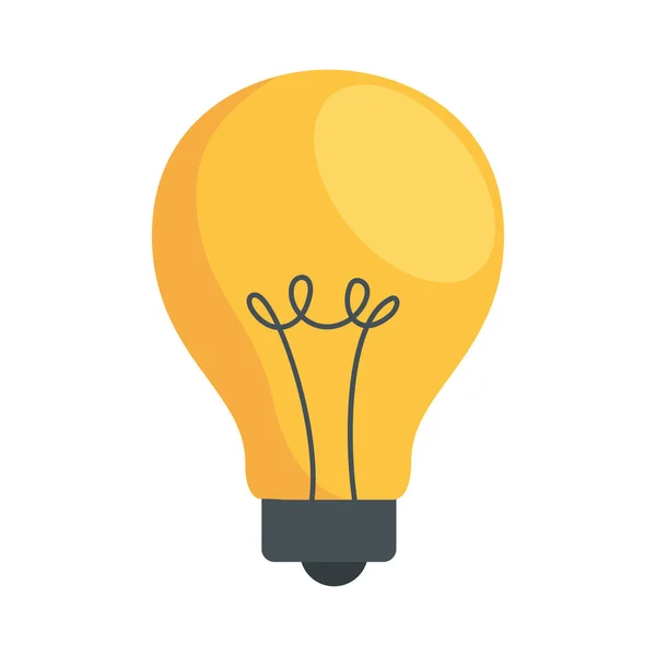 Bombilla idea de luz — Vector de stock