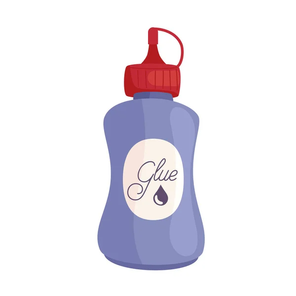 Glue bottle product — Stock Vector