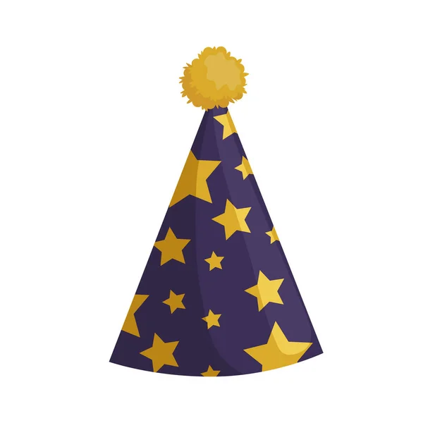Sombrero de fiesta púrpura — Archivo Imágenes Vectoriales