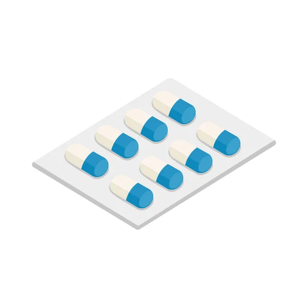 Capsules médicaments médicaments — Image vectorielle