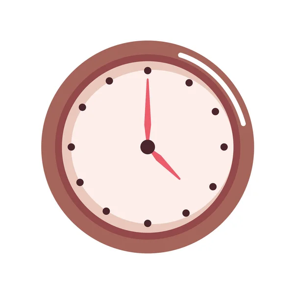 Reloj pared tiempo — Vector de stock