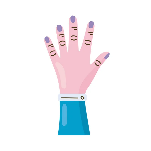 Vacker hand illustration — Stock vektor