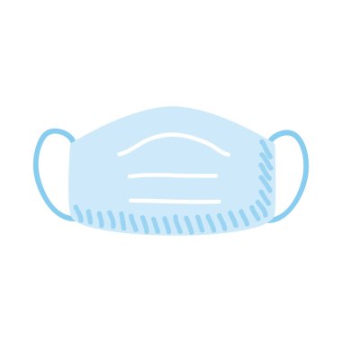 Güvenli mavi maske