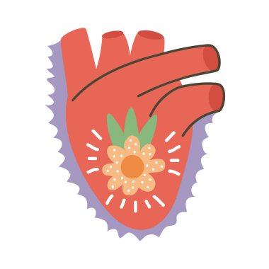 Güzel dekoratif bir kalp.