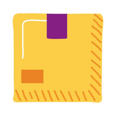 Sarı kutu illüstrasyonu