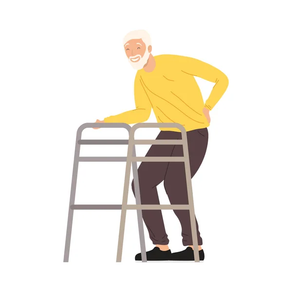 Older man illustration — Stock Vector
