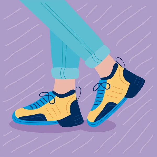 伟大的运动鞋海报 — 图库矢量图片