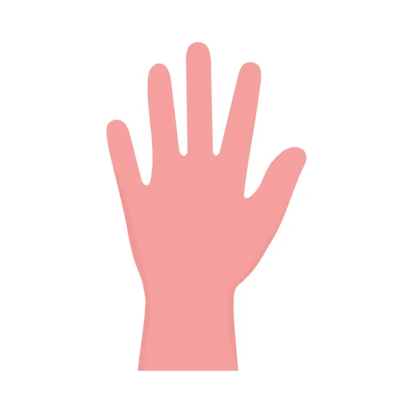 Handen mänsklig stopp — Stock vektor