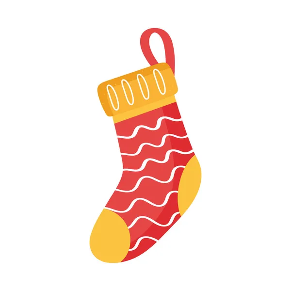 Weihnachten rote Socken — Stockvektor
