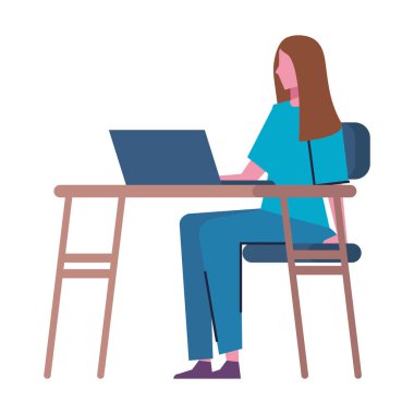 Çalışma alanındaki kadın