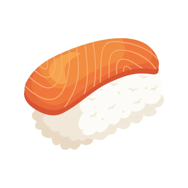 Nigiri sushi comida japonesa — Archivo Imágenes Vectoriales