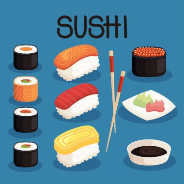 Çubuklu Japon yemeği.