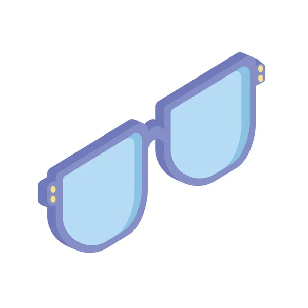 Vision des lunettes isométrique — Image vectorielle