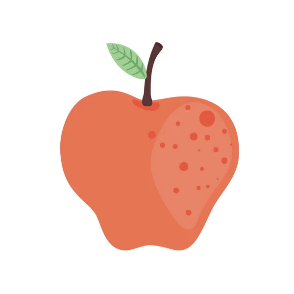 ผลแอปเปิ้ลแดง — ภาพเวกเตอร์สต็อก