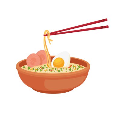Ramen çorbası çok lezzetli.