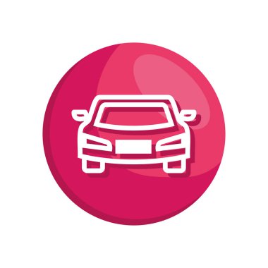 araba yuvarlak daire içinde