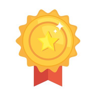 Yıldız süslemeli madalya