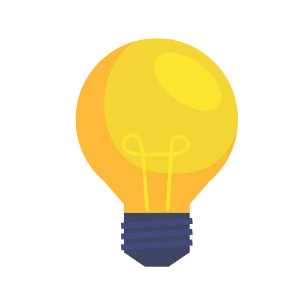 Idea o bombilla — Vector de stock