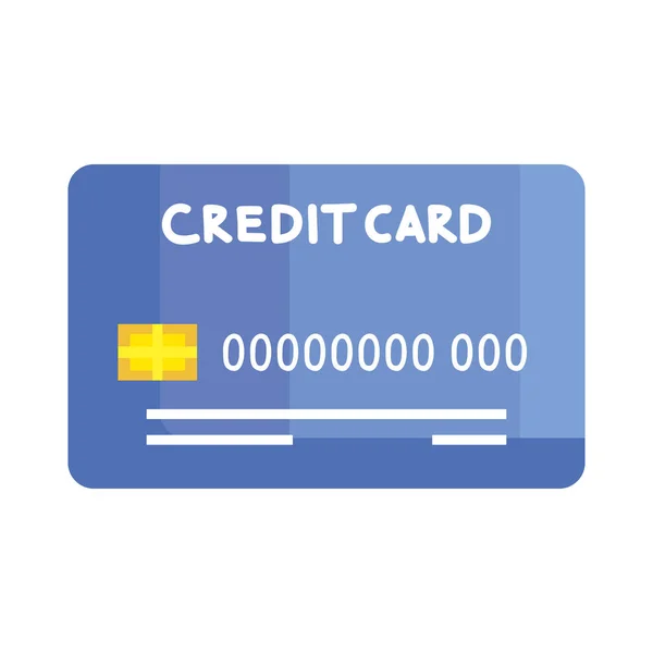 Tarjeta de crédito electrónica — Archivo Imágenes Vectoriales
