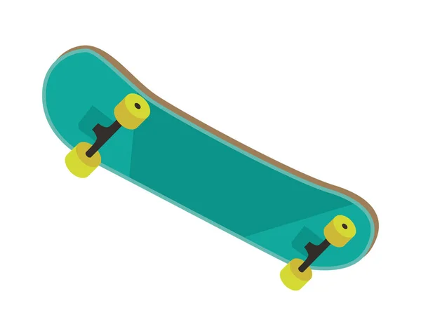绿色滑板运动 — 图库矢量图片