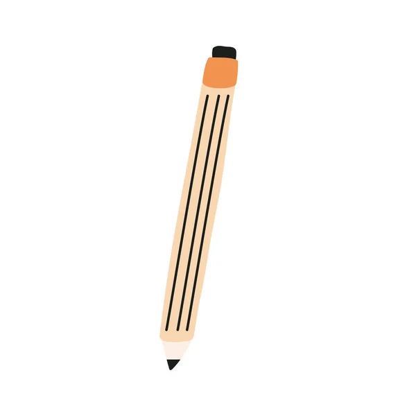 Doodle fornecimento de lápis — Vetor de Stock